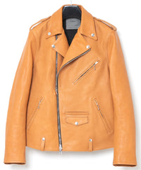 フルタンニン バッファロースキン JOEY ダブルライダースジャケット - NATURAL