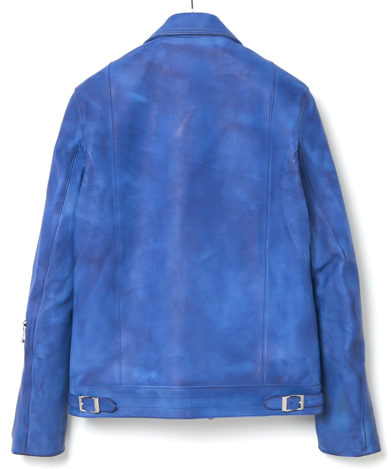 SCOTCH&SODA ヤギ革 スエードジャケット 青 コート ジャケット スエードレザー トラッカージャケット メンズ