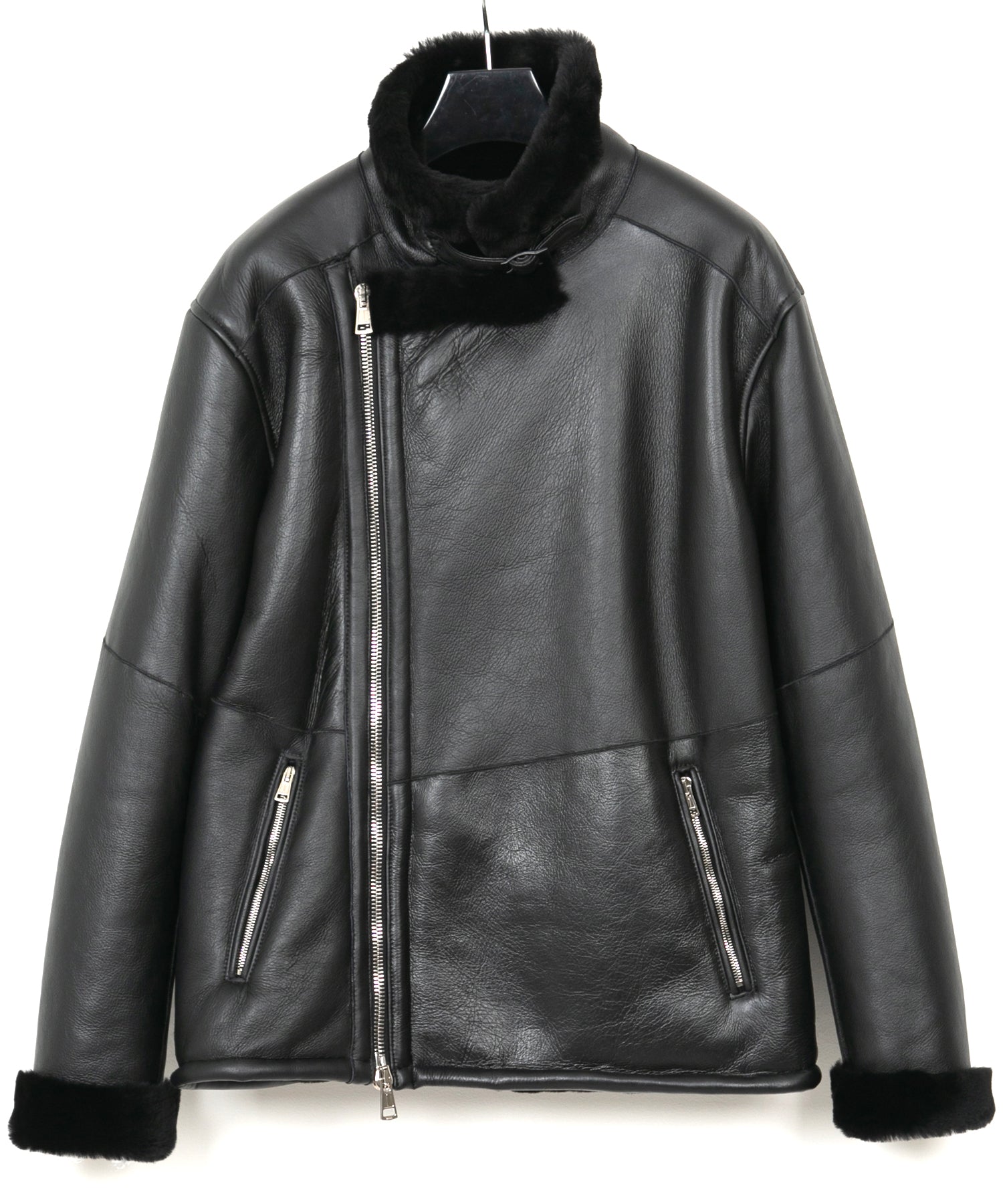 スペイン メリノ ナッパラン仕上げ CHAMBERS B-3 ムートンライダース