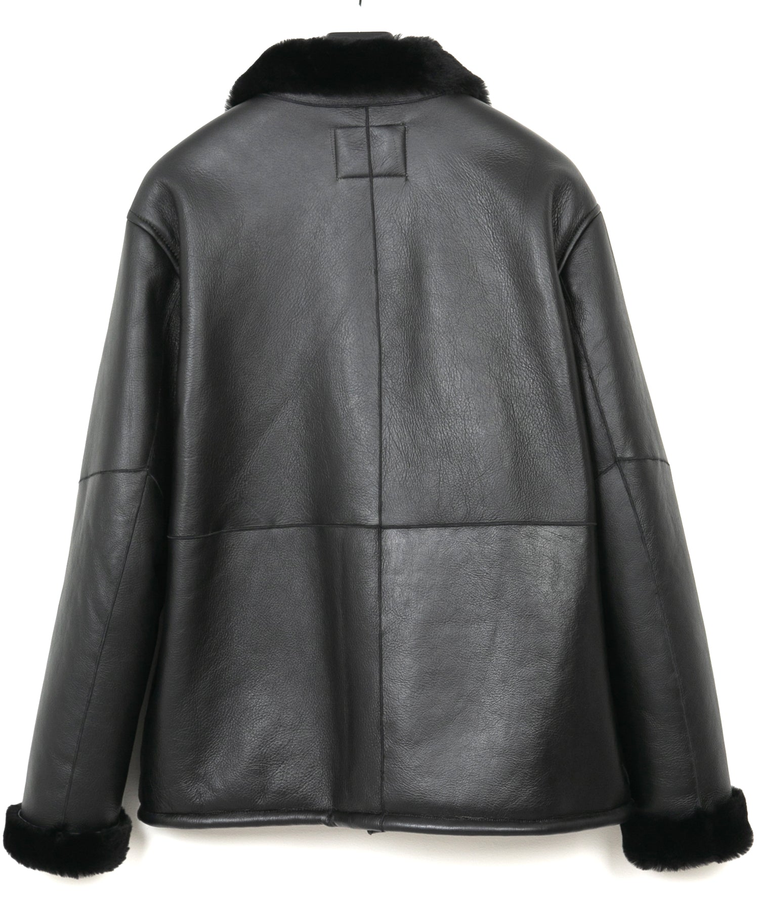 Load image into Gallery viewer, Spain Merino Nappalan Finish CHAMBERS B-3 Mouton Riders Jacket - BLACK