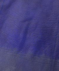 フルベジタブルタンニン鞣し イタリアン シュリンク ダブルショルダー 燃焼製品染め Burning Dyed  HI-FLYER Grande Fit ダブルライダースジャケット - ASH AZU