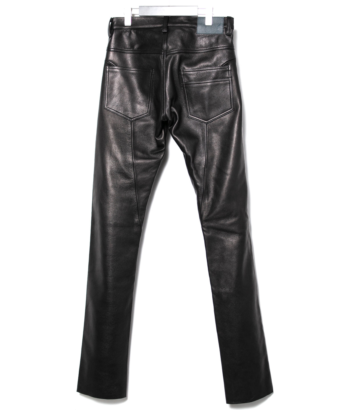 ジャパン ウォッシャブル カウハイド LAD GEAR 5ポケットパンツ - BLACK