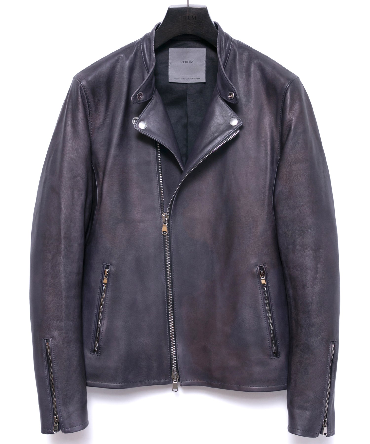 最高級ライン 極美品 ARTISAN BURNS ＆ FACTORYライダース Vanson Special Custom Double Riders Jacket Type 2 ゴートスキン