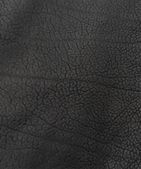 フルベジタブルタンニン鞣し イタリアン シュリンク ダブルショルダー ROVER ベスト - BLACK