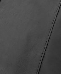 Japanese Full Tanned Oil Steer Hide Vest - Black