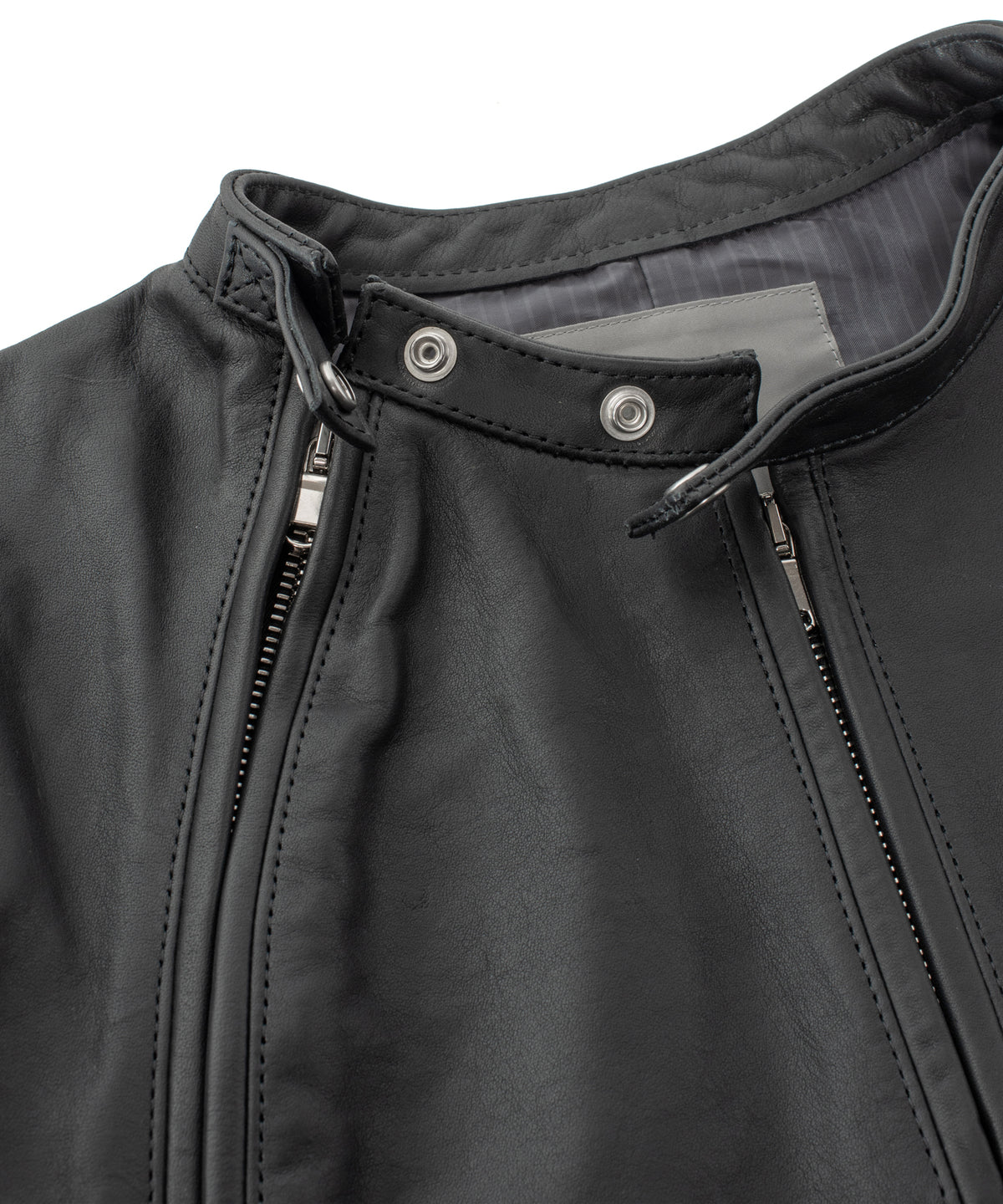 Japanese Full Tanned Oil Steer Hide Vest - Black