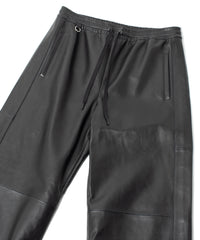スペイン エントレフィーノ ラム LIVITY トラックワイドパンツ - BLACK