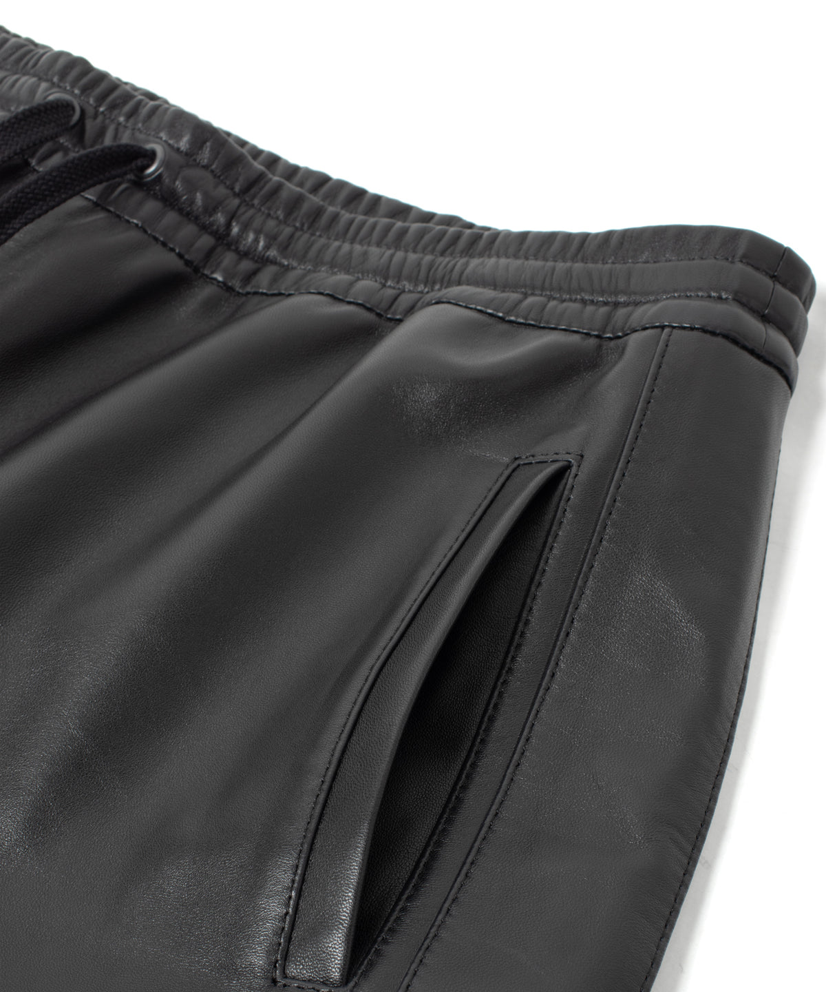 スペイン エントレフィーノ ラム LIVITY トラックワイドパンツ - BLACK