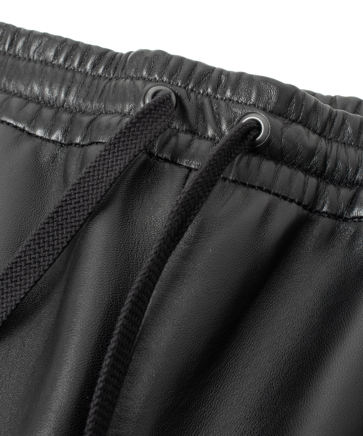 スペイン エントレフィーノ ラム LIVITY トラックワイドパンツ - BLACK