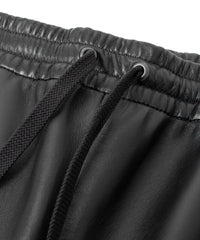 スペイン エントレフィーノ ラム LIVITY トラックワイドパンツ - BLACK