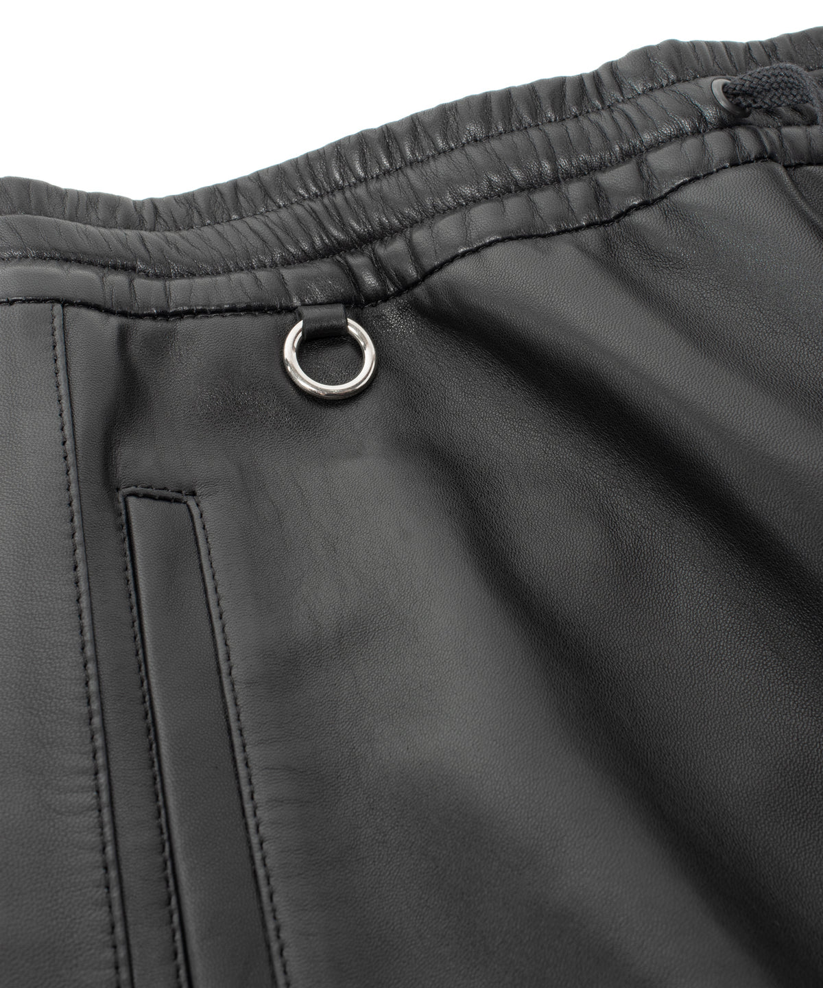 スペイン エントレフィーノ ラム LIVITY トラックワイドパンツ - BLACK