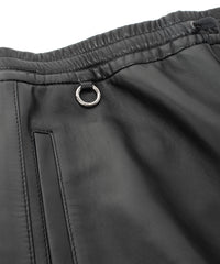 スペイン エントレフィーノ ラム LIVITY トラックワイドパンツ - BLACK