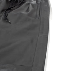 スペイン エントレフィーノ ラム LIVITY トラックワイドパンツ - BLACK