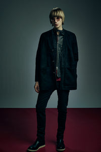 Sheep Suede L.KURT Sheep Suede Midriff Cardigan - BLACK