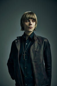 Cotton Poly Plain Weave L/S Shirt - BLACK