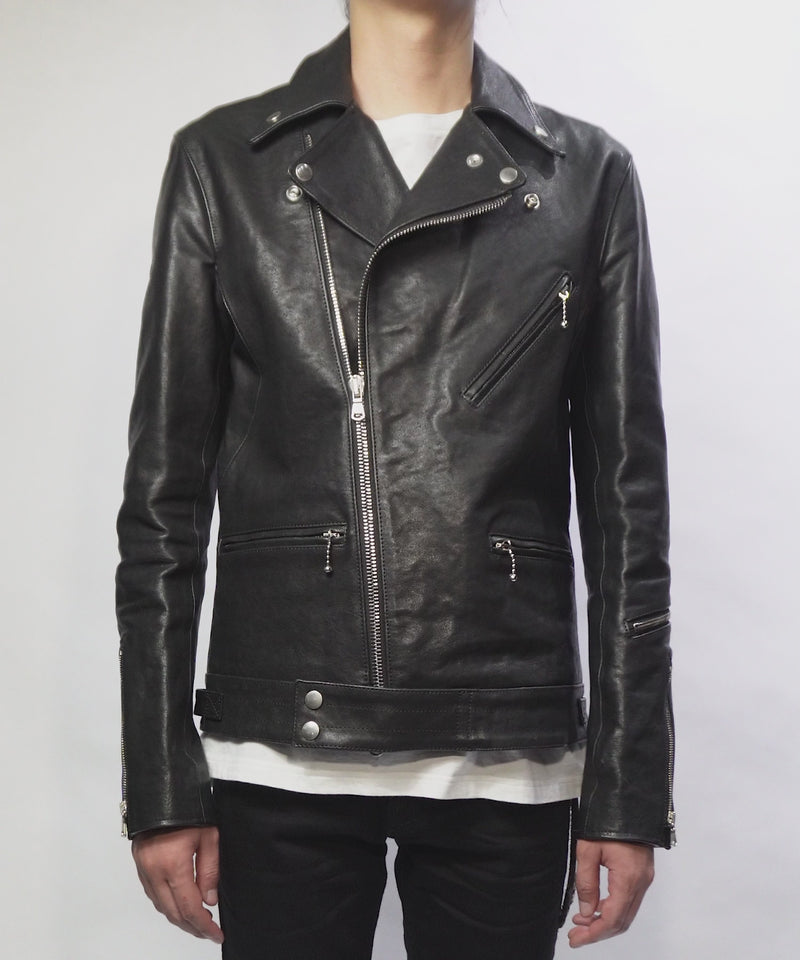 Y2K【当時モノ】TORNADOMARTホースハイド馬革セミダブルライダース Y2K【当時モノ】TORNADOMARTホースハイド馬革セミダブルライダース