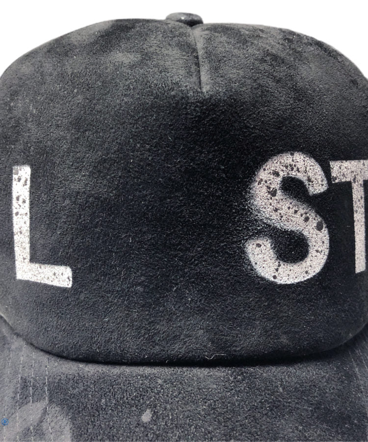 STRUM デザイナーカスタムメイド ゴートスエード レザーメッシュキャップ "LOST" Ver.2