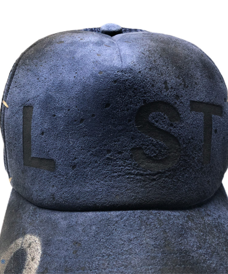 Load image into Gallery viewer, STRUM Designer&#39;s Custom Made Goat Suede Leather Mesh Cap &quot;LOST&quot; Ver.3