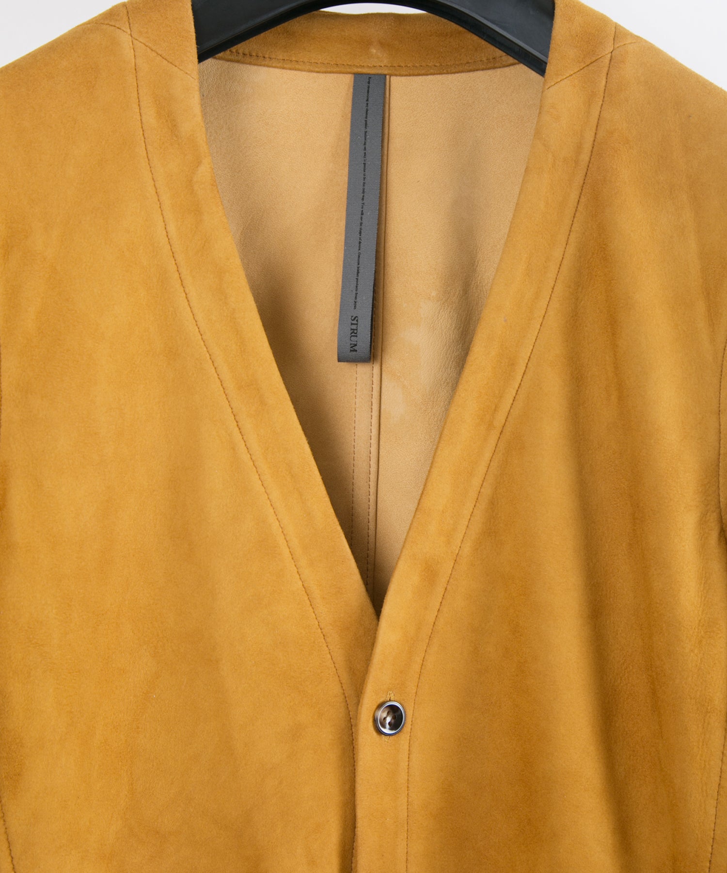 Load image into Gallery viewer, Highland Lamb Silky Suede Leather Coat / Camel