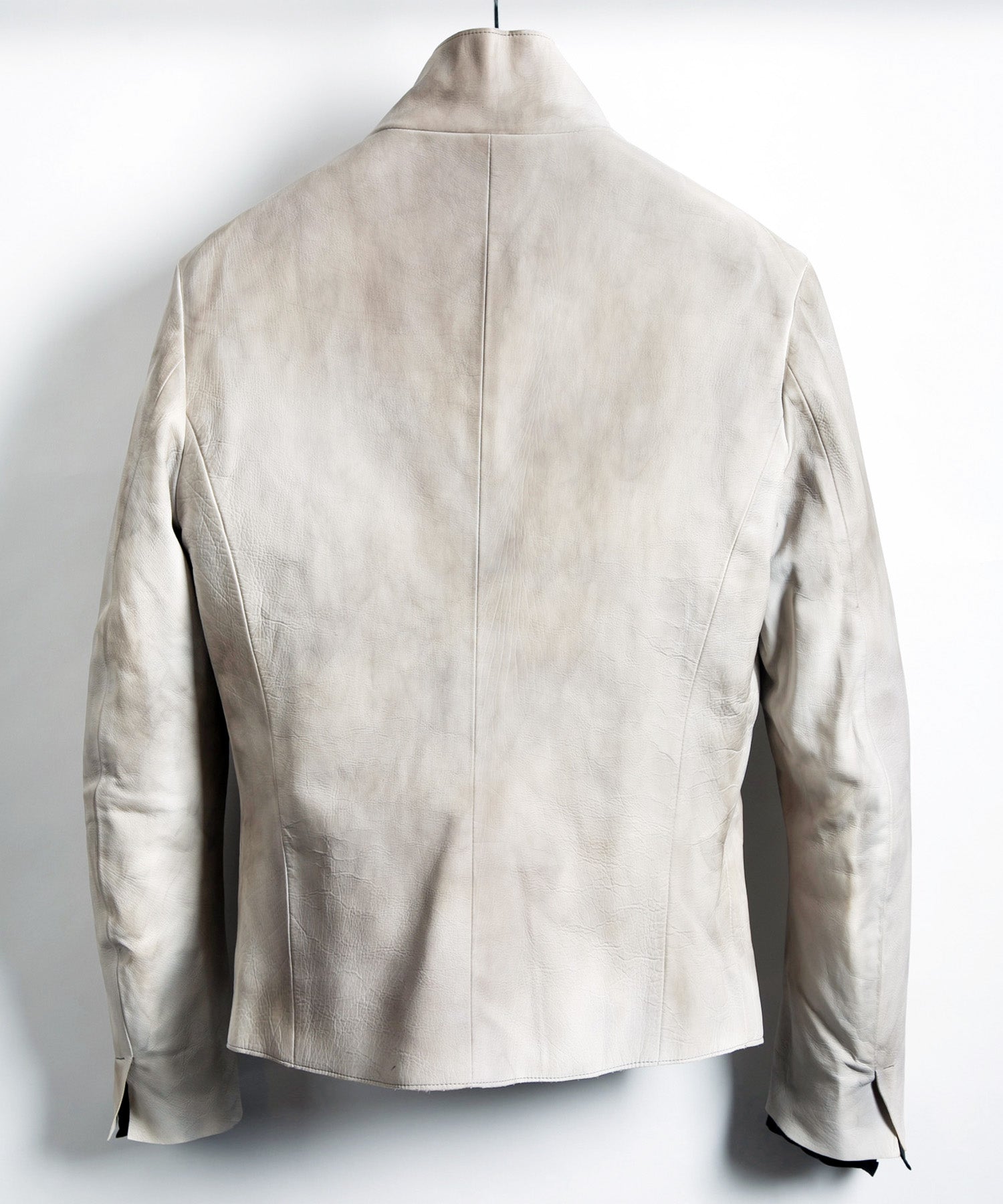 Load image into Gallery viewer, [BURN UP] Domestic White Tanned Calf Skin Stand Collar Jacket