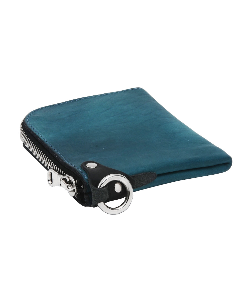 [Burning Dyed] Domestic Vegetable Full Tanned Calf Skin Wallet