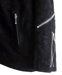 地生カーフスエード B・STAR コーチジャケット