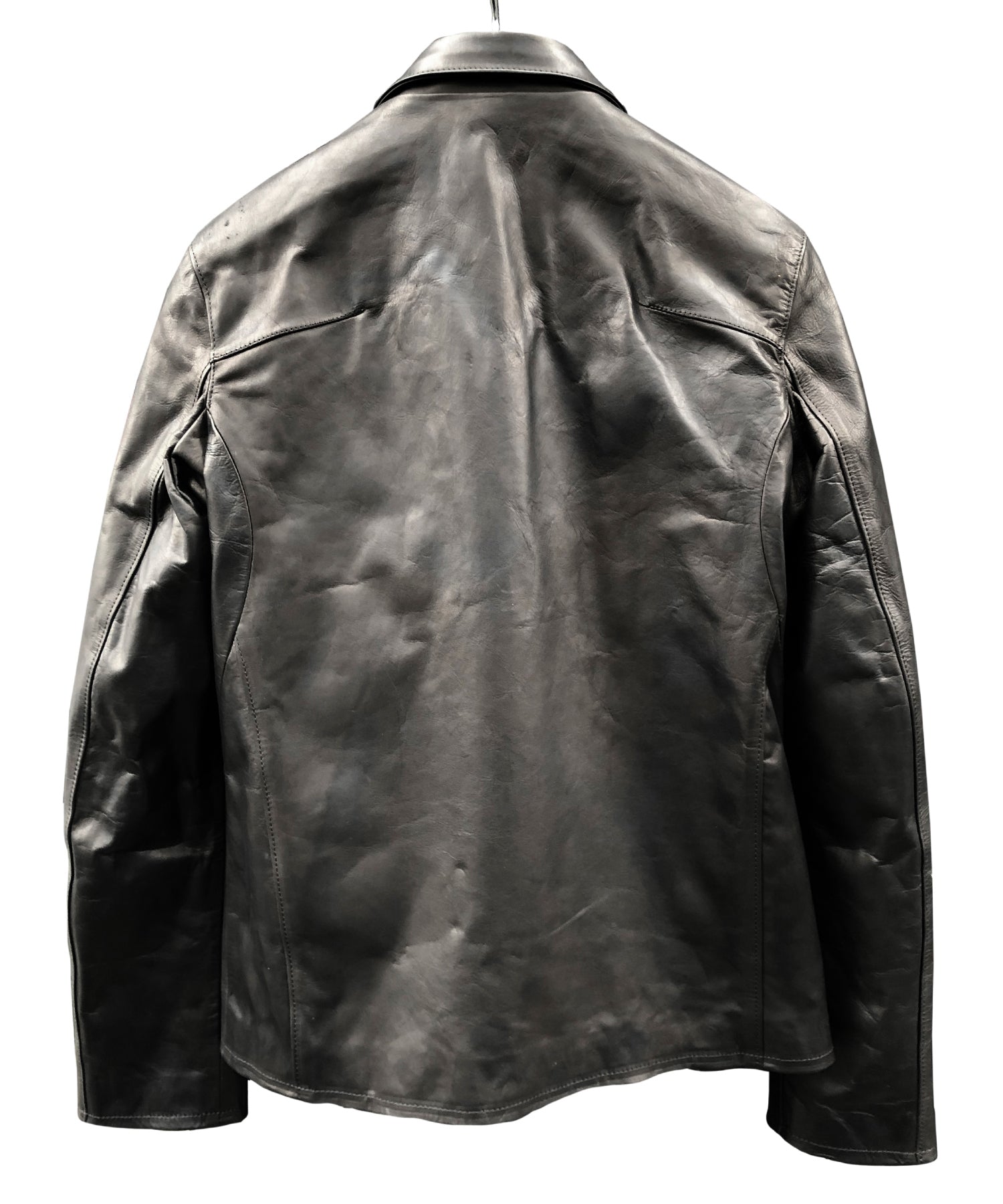 Load image into Gallery viewer, Domestic Oil Kip Hybrid Tanned Single Riders Jacket / Black