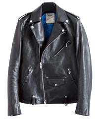 STRUM x DeeTA Vegetable Full Tanned Horsehide Wax Vintage Double Riders Jacket