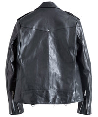 STRUM x DeeTA Vegetable Full Tanned Horsehide Wax Vintage Double Riders Jacket