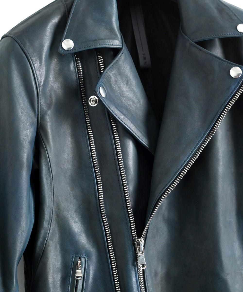 地生カウタンニン Burning dyed 革染め + 製品墨染め 