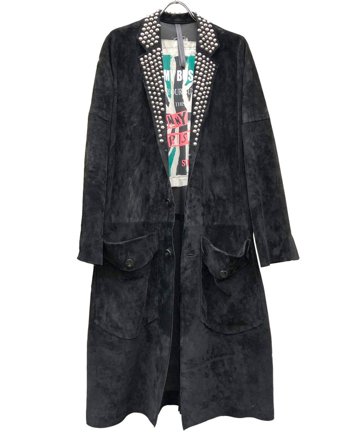 STRUM × JOHNNY BUSINESS 地生カーフスエード "RUST" オーバーコート Type.JB