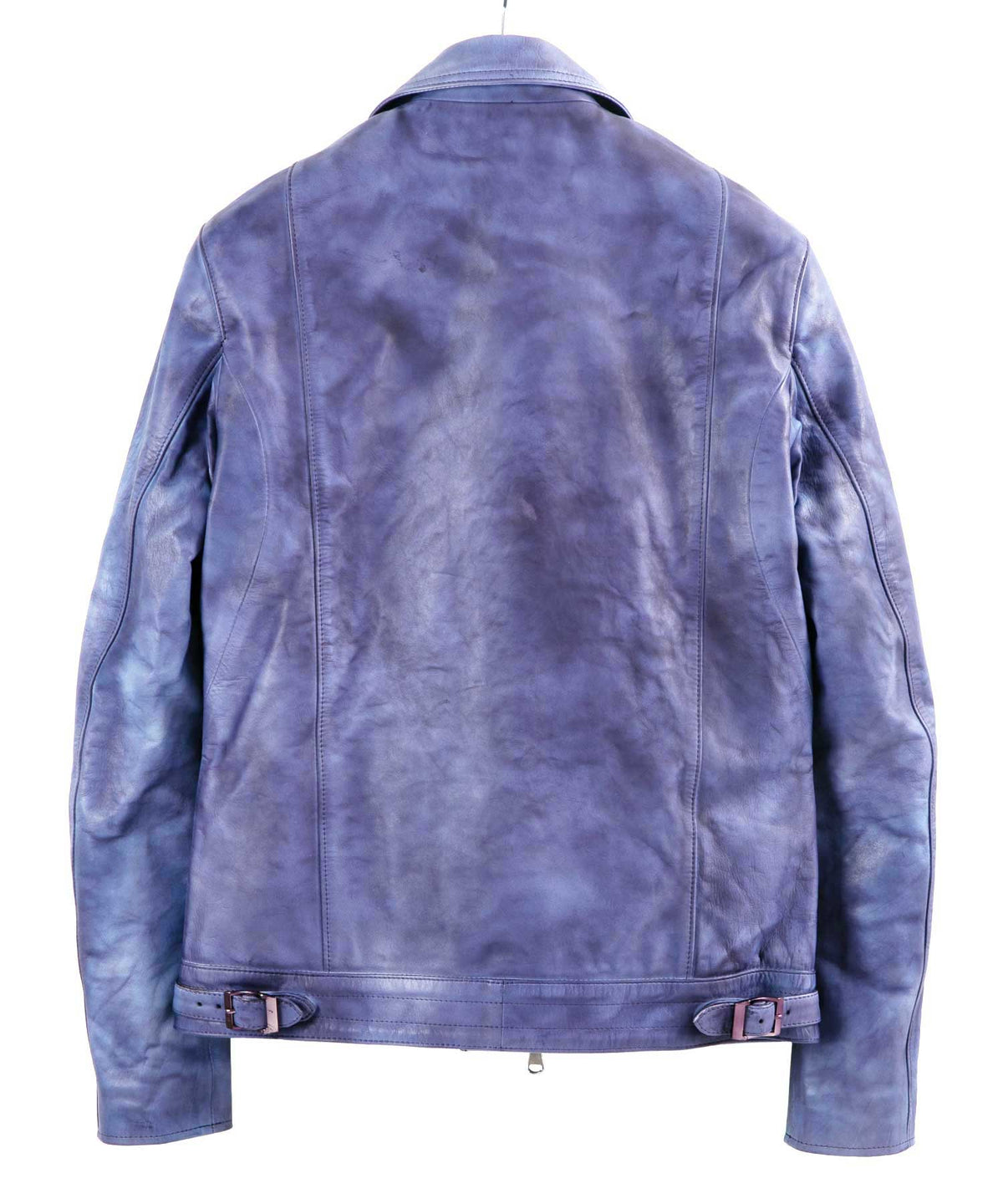 [Burning dyed] Domestic Vegetable Full Tanned Steer Double Riders jacket