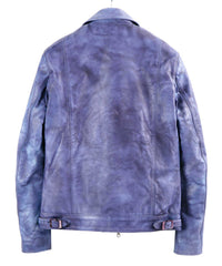 [Burning dyed] Domestic Vegetable Full Tanned Steer Double Riders jacket