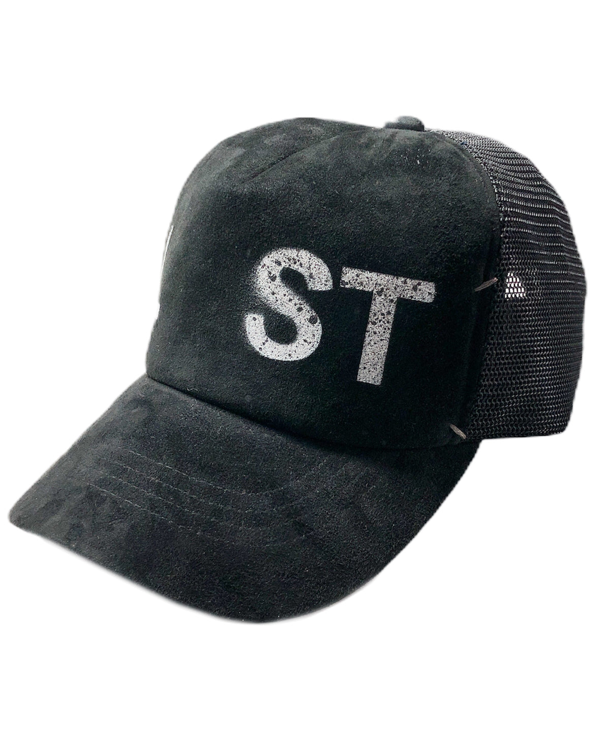 STRUM デザイナーカスタムメイド ゴートスエード レザーメッシュキャップ "LOST" Ver.2