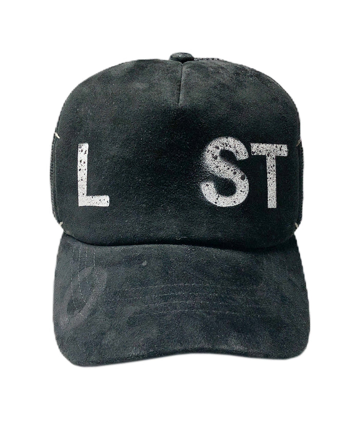 STRUM Designer's Custom Made Goat Suede Leather Mesh Cap "LOST" Ver.2