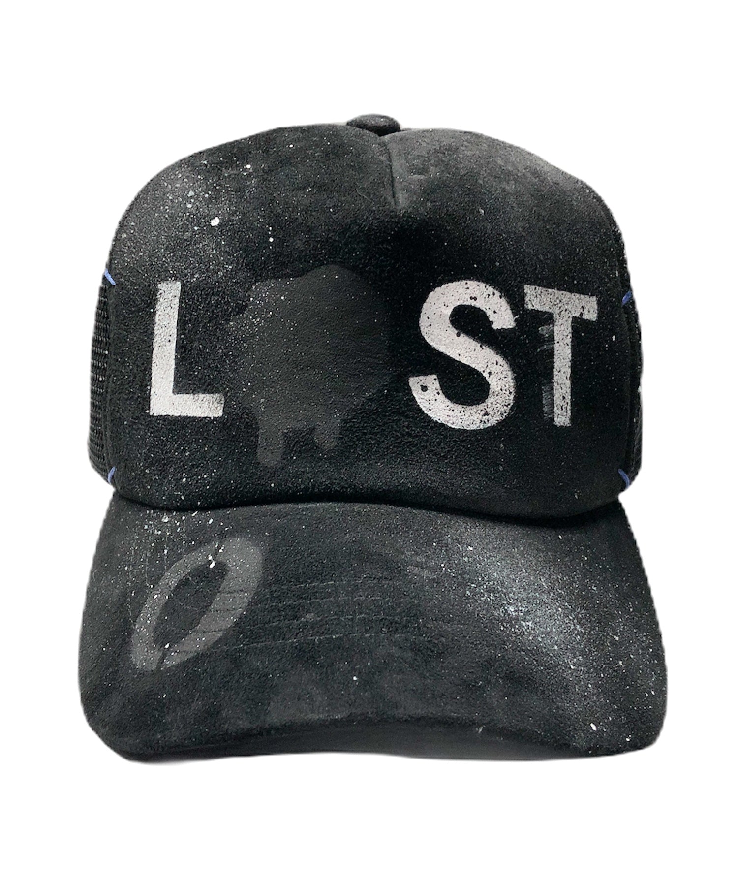 Load image into Gallery viewer, STRUM Designer&#39;s Custom Made Goat Suede Leather Mesh Cap &quot;LOST&quot; Ver.1