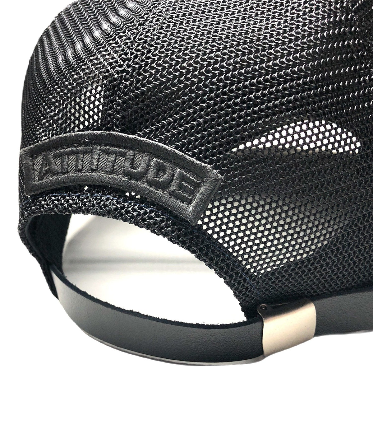 STRUM デザイナーカスタムメイド ゴートスエード レザーメッシュキャップ "LOST" Ver.2