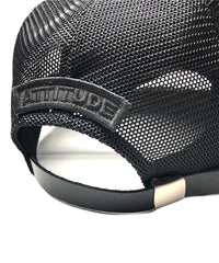 STRUM デザイナーカスタムメイド ゴートスエード レザーメッシュキャップ "LOST" Ver.2