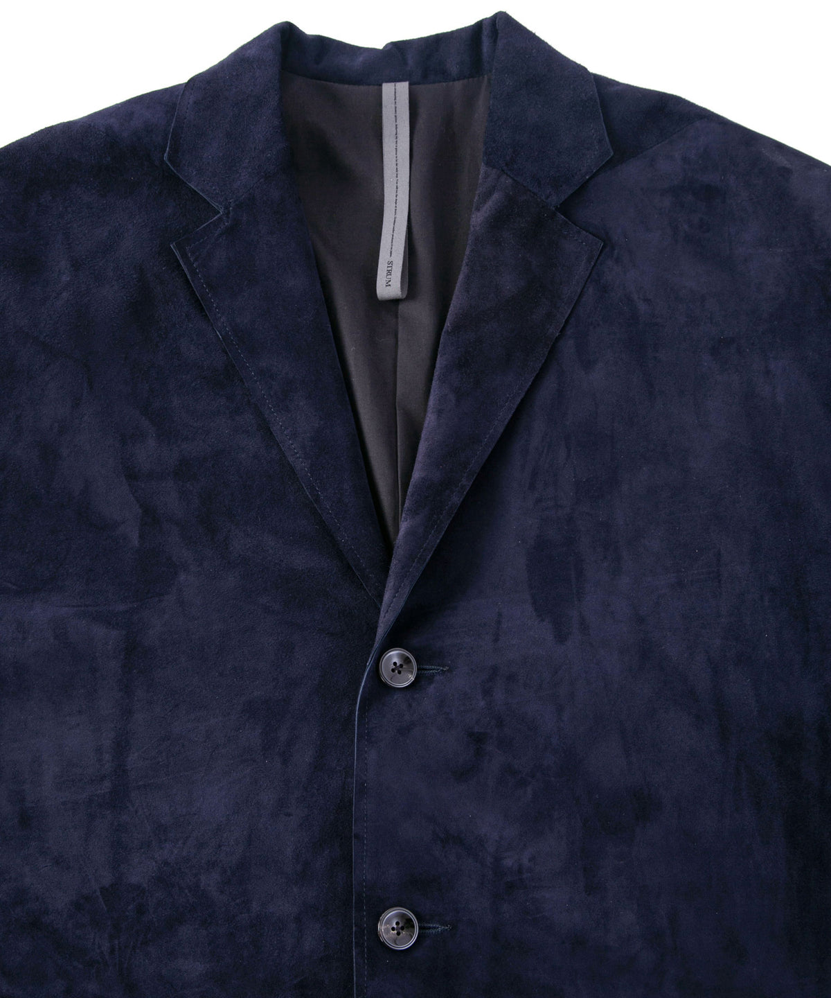 Domestic Calf Suede Over Coat / DARK PURPLE