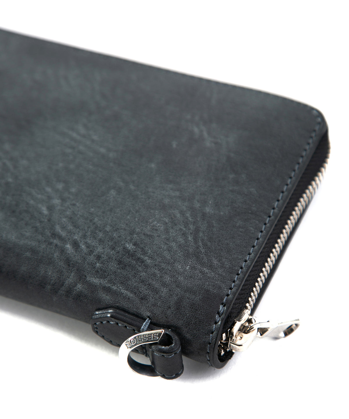 [Session] Italian Shoulder Round Wallet / Gray