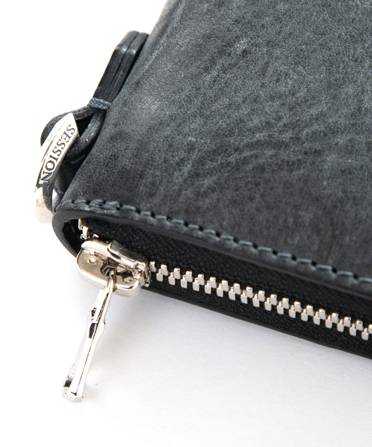 [Session] Italian Shoulder Round Wallet / Gray