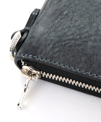 [Session] Italian Shoulder Round Wallet / Gray