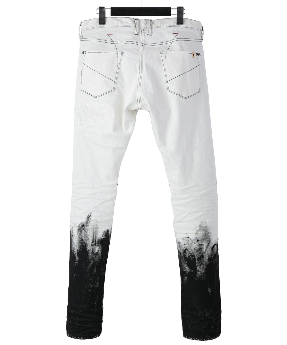 STRUM x DeeTA Double Core Stretch Denim Pants / White