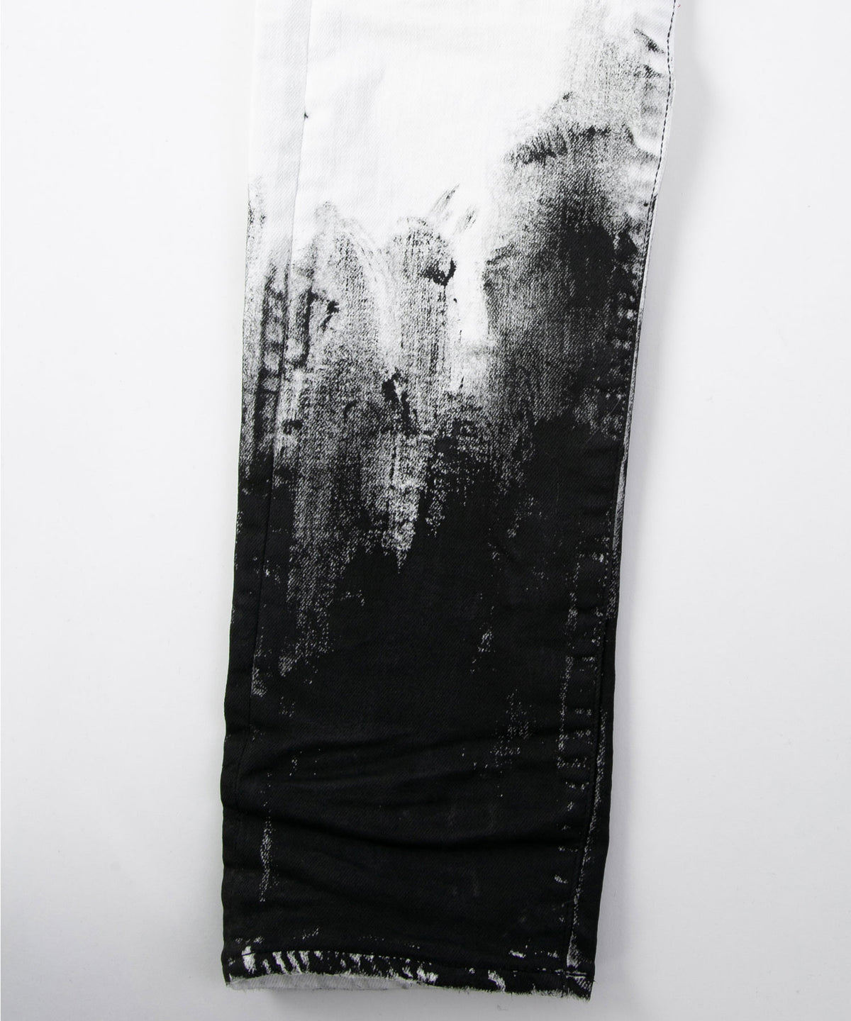 STRUM x DeeTA Double Core Stretch Denim Pants / White