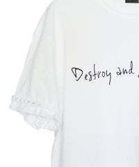 画像をギャラリービューアに読み込む, STRUM × JOHNNY BUSINESS『Destroy and Strumming』Tシャツ - ホワイト