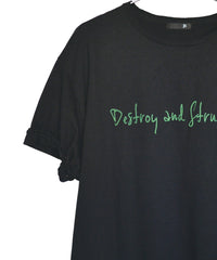 Load image into Gallery viewer, STRUM x JOHNNY BUSINESS &quot;Destroy and Strumming&quot; T-shirt / Black