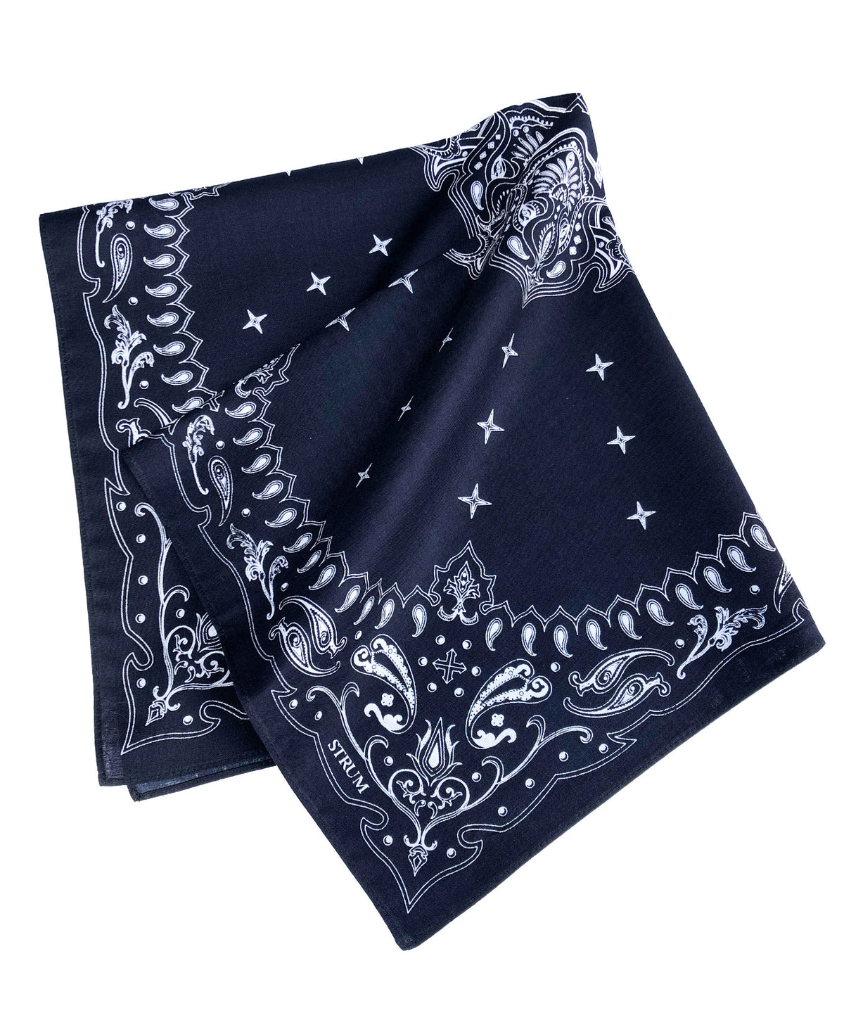 Cotton Bandana / Navy x White