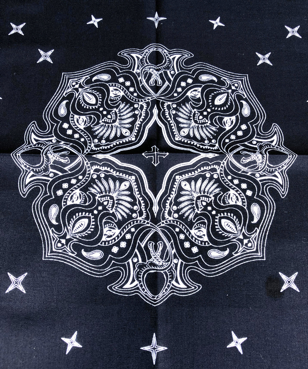 Cotton Bandana / Navy x White