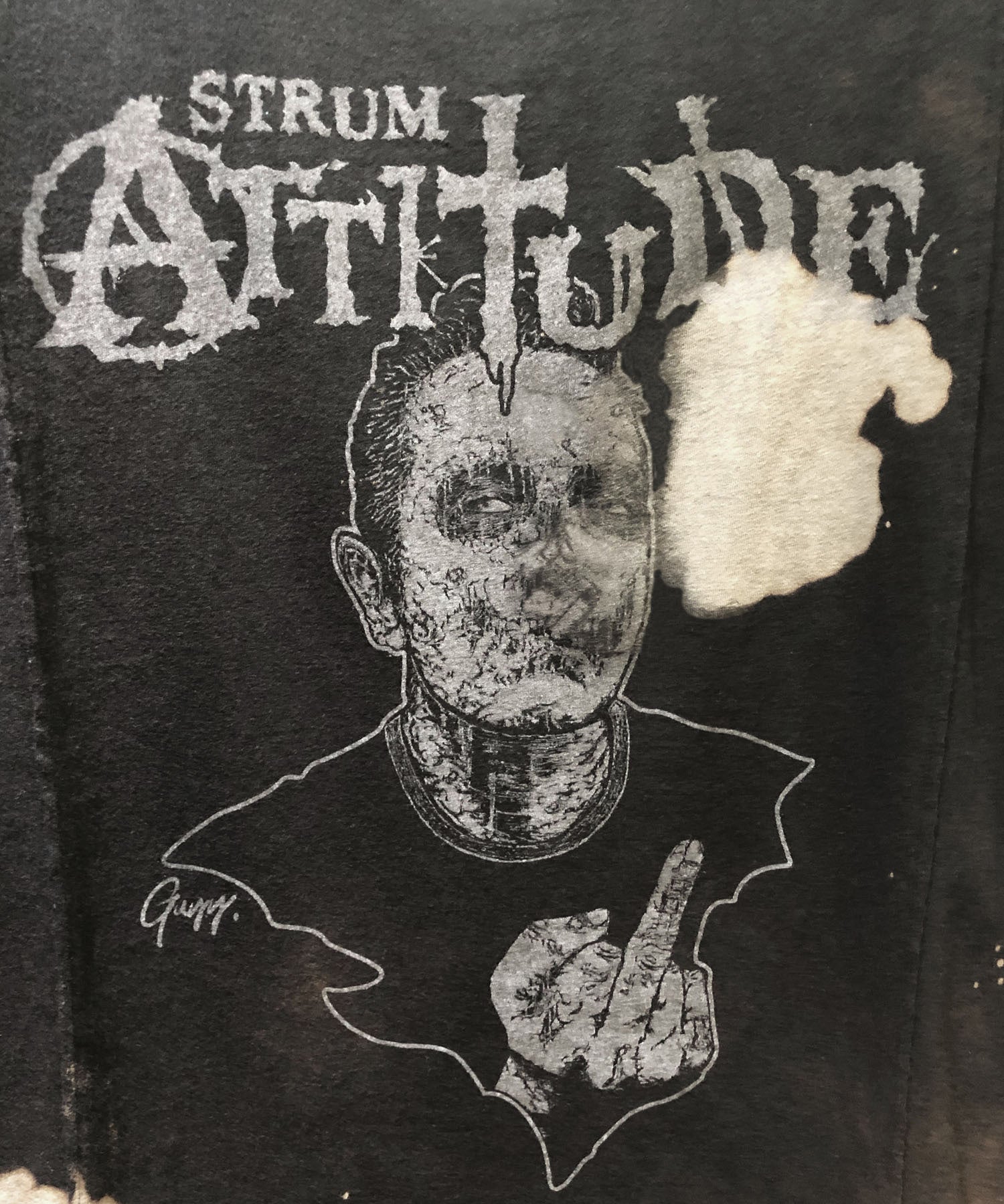 Load image into Gallery viewer, [STRUM ATTITUDE] &quot;You Fuck&#39;in rock&quot; Zombie T Shirts / Black