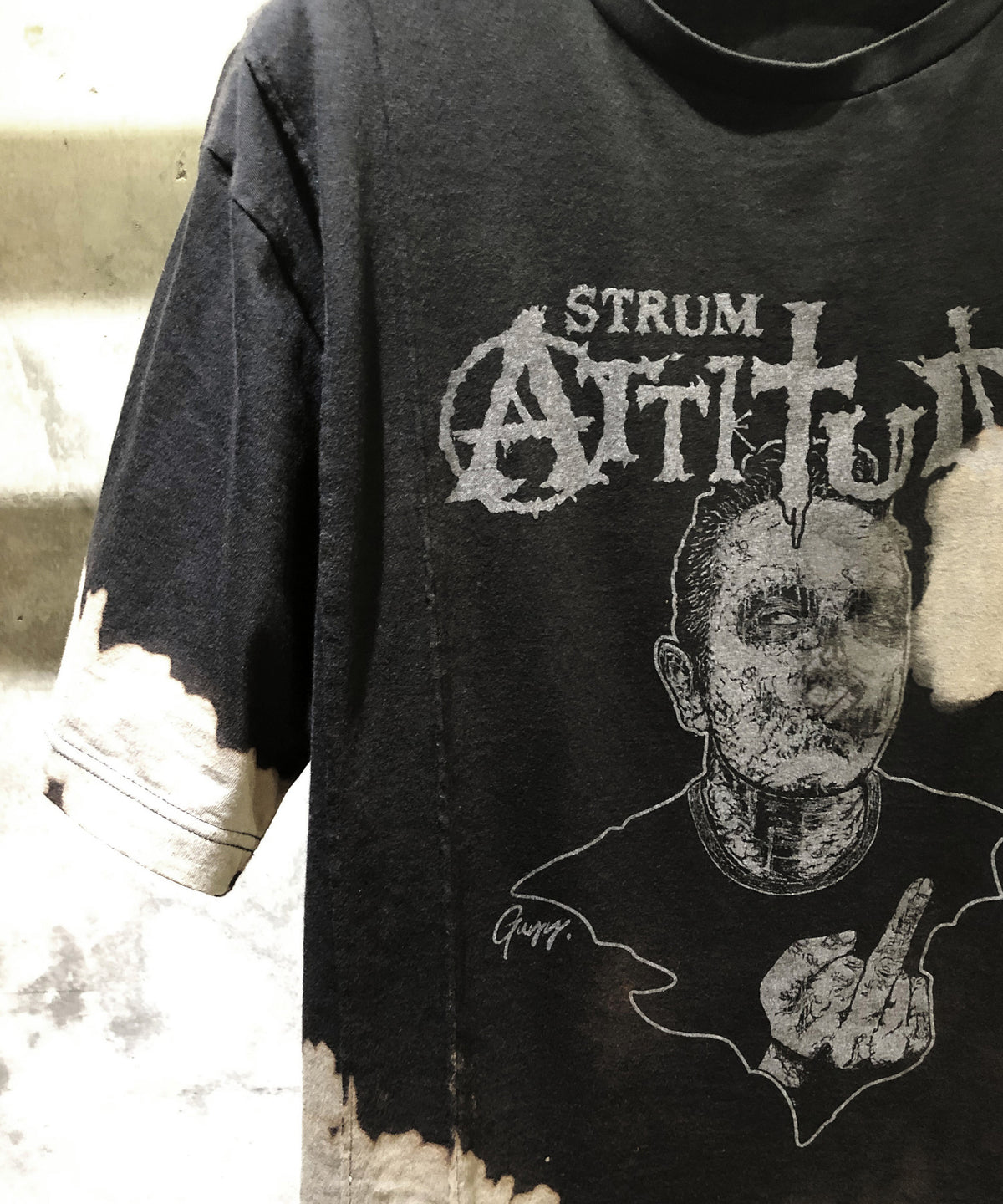 [STRUM ATTITUDE] "You Fuck'in rock" Zombie T Shirts / Black